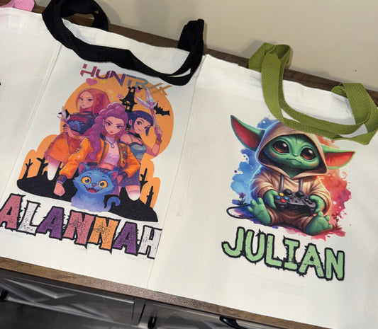 Custom Halloween Totes